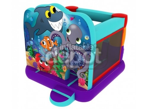 Bouncer with Slide Under Sea
